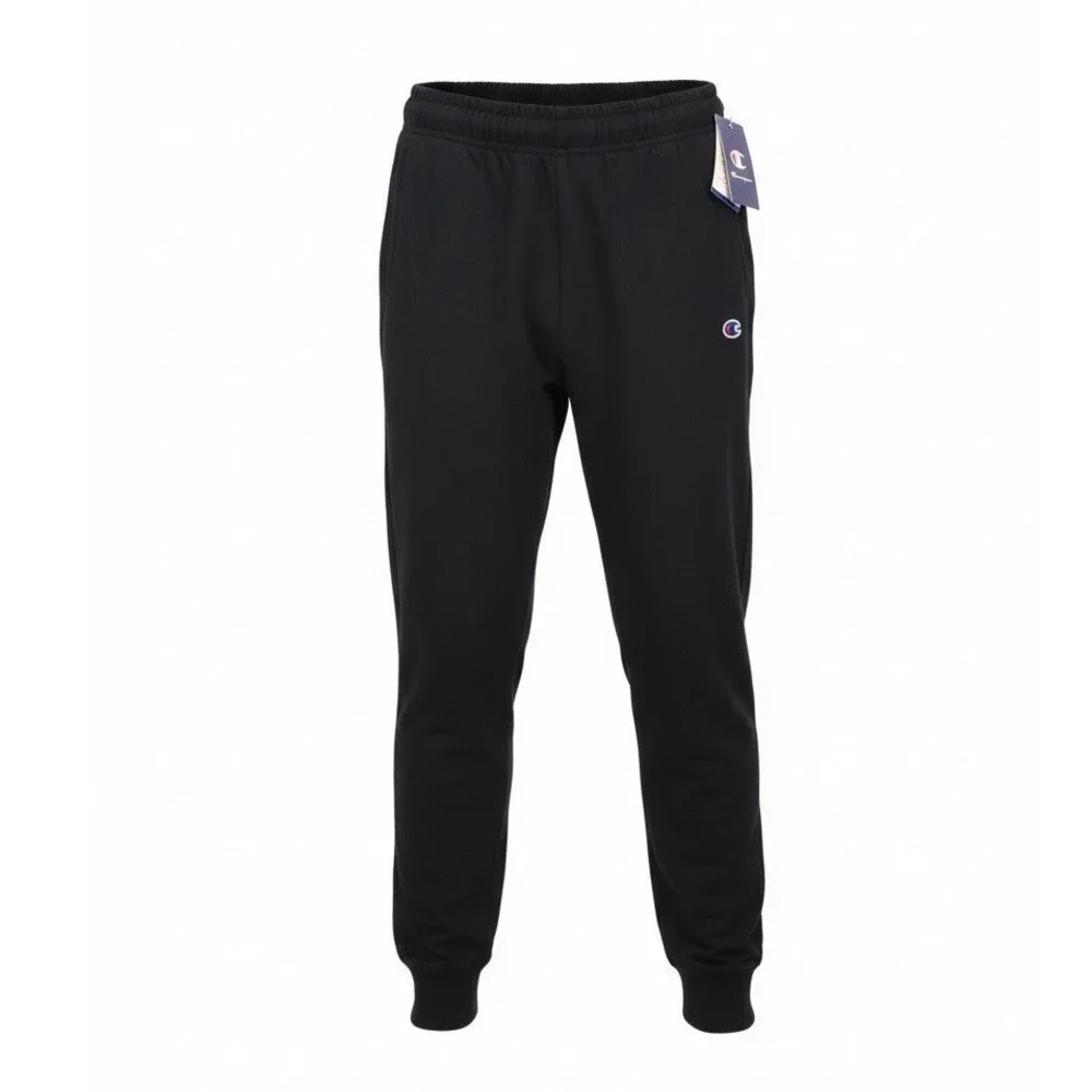Champion Men's‎ Black Jogger Sweatpants Standard Fit P7308, Size S, NWT - Picture 2 of 9